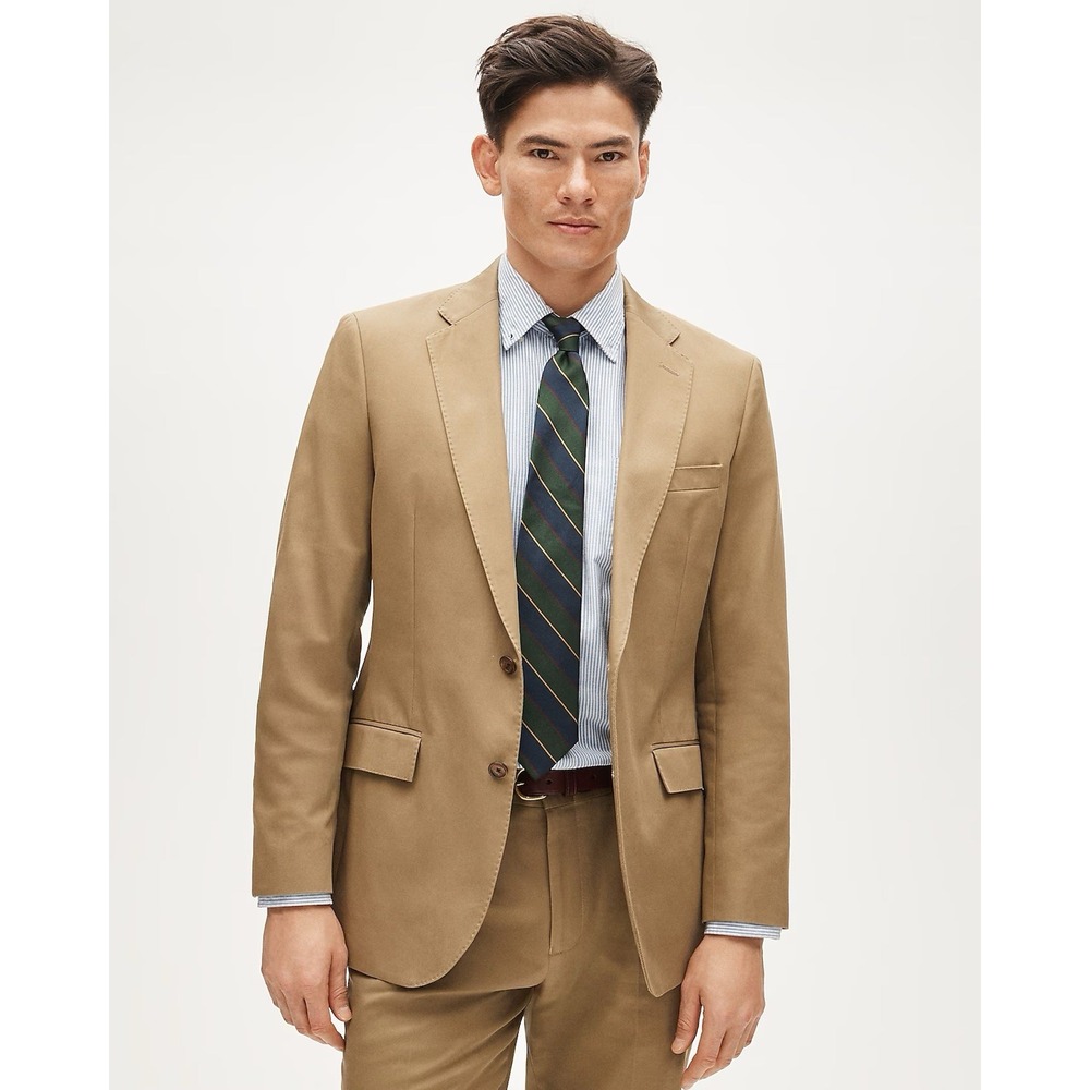 J.CREW Cotton British Khaki Suit Jacket NWT Ludlow Slim Fit CQ521